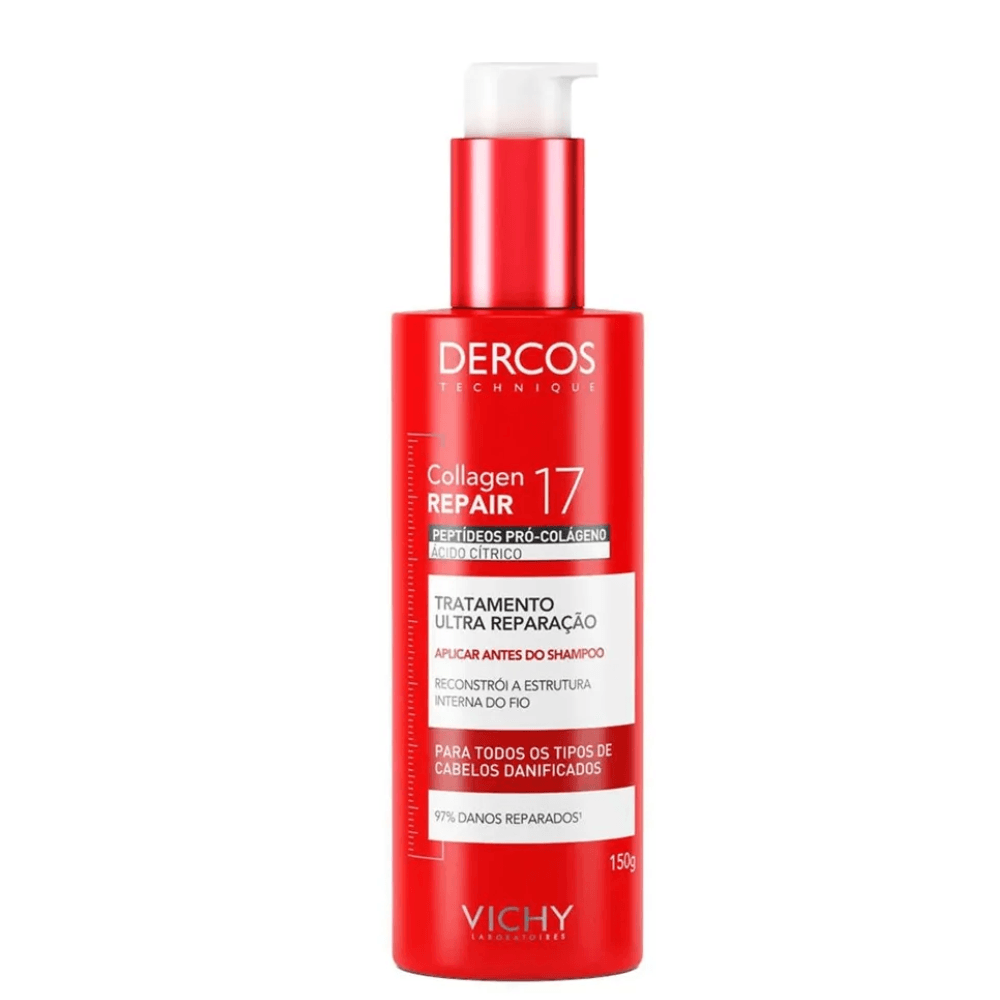 Vichy Dercos Collagen Repair 17 Tratamento Ultra Reparação 150g